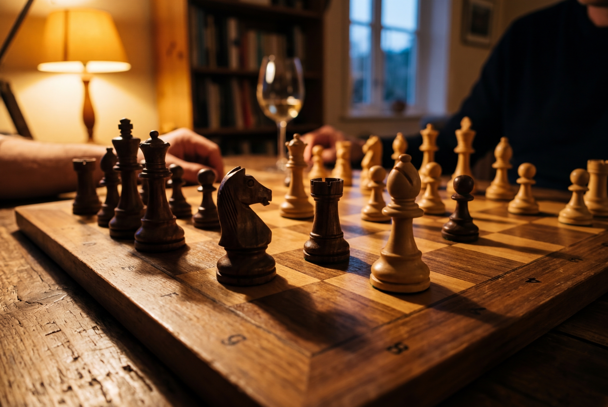 Two sailboats racing across an open ocean with one clearly ahead under full sail representing competitive distance in the AI search race